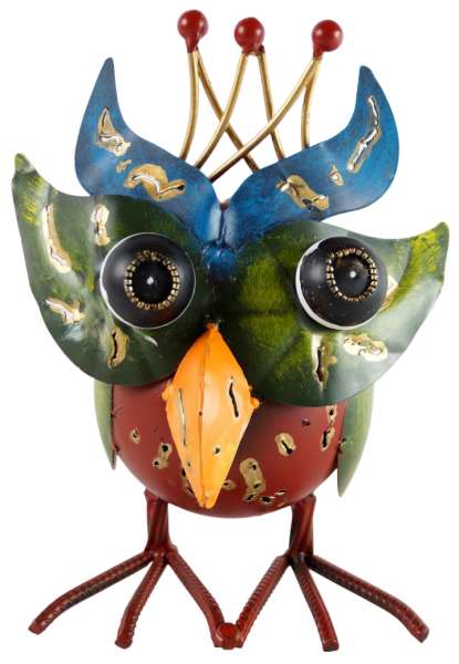 Hübsche Eule Hewig ca. 23 cm - Dekofigur